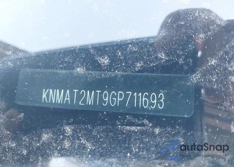 2016 Nissan Rogue Sv from USA, damaged, VIN KNMAT2MT9GP711693